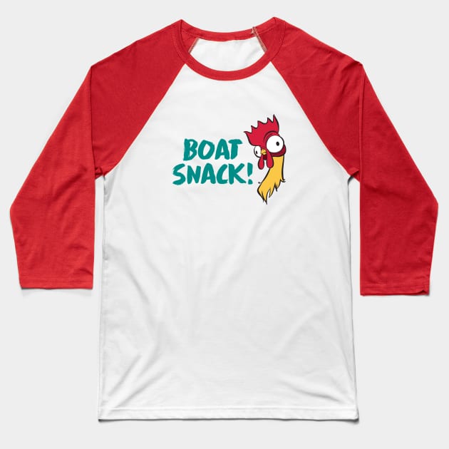 Boat Snack! Baseball T-Shirt by tinkermamadesigns